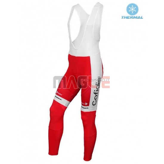 Maglia Cofidis manica lunga 2016 bianco e rosso